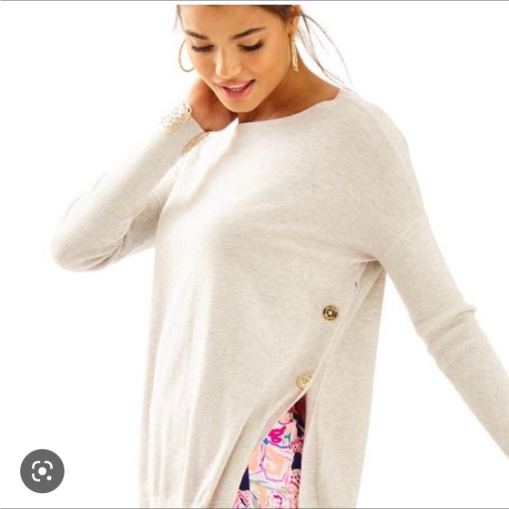 LILLY PULITZER RAMONA FRINGED SWEATER